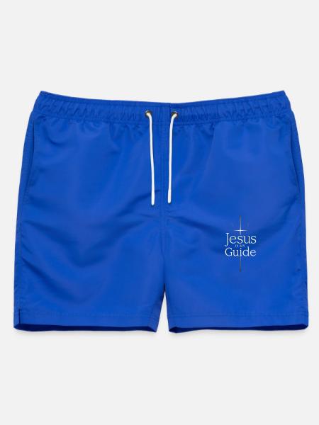 Jésus ist mein Führer - Männer Badeshorts - Royalblau