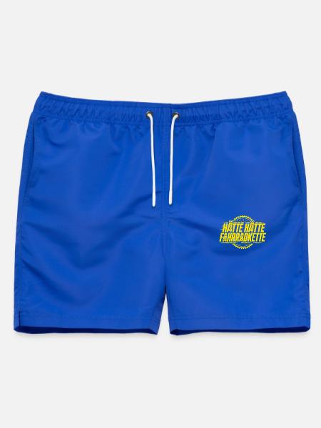 Hätte Hätte Fahrradkette - Lustiges Fahrrad Shirt - Männer Badeshorts - Royalblau