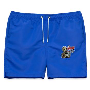 Zombie KI Halloween - Männer Badeshorts - Royalblau - Vorne - AI Model Male 178 light (178cm)