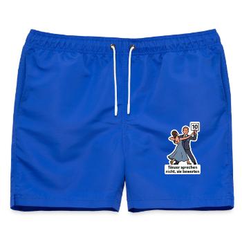 Tanzrichter Bewertung Tanzen Tanzpaar T-Shirt - Männer Badeshorts - Royalblau - Vorne - AI Model Male 178 light (178cm)