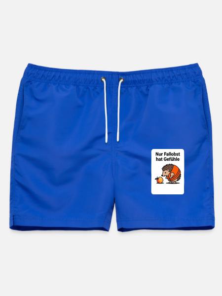 Frutarier Fallobst Gefühle Shirt - Männer Badeshorts - Royalblau