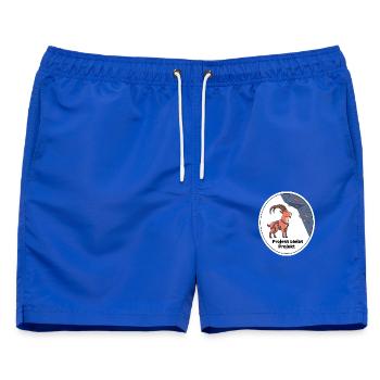 Projekt bleibt Projekt Klettern Shirt - Männer Badeshorts - Royalblau - Vorne - AI Model Male 178 light (178cm)