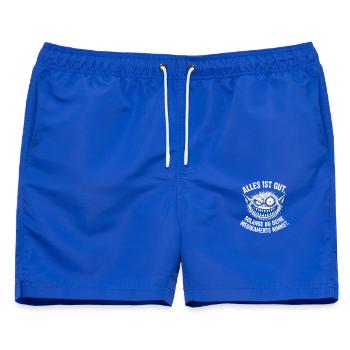  Alles Ist Gut Solange Du Deine Medikamente Nimmst - Männer Badeshorts - Royalblau - Vorne - AI Model Male 178 light (178cm)