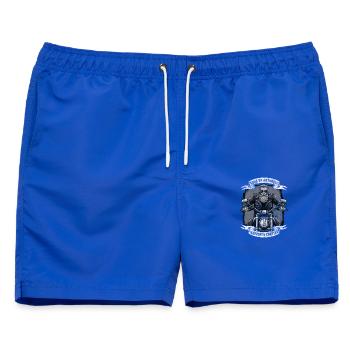 Sons of Arthrose Biker Motorrad Ibuprofen Spruch - Männer Badeshorts - Royalblau - Vorne - AI Model Male 178 light (178cm)