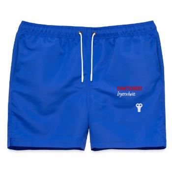 Aufziehschlüssel Funktionieren Stress - Männer Badeshorts - Royalblau - Vorne - AI Model Male 178 light (178cm)
