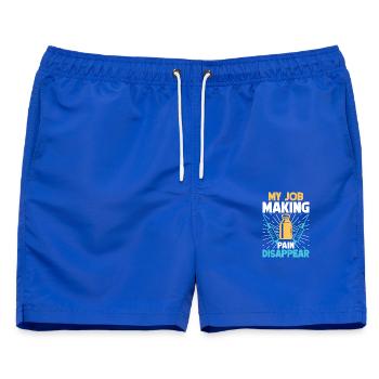 Anesthesiologist Pain Disappear Anesthesia - Männer Badeshorts - Royalblau - Vorne - AI Model Male 178 light (178cm)