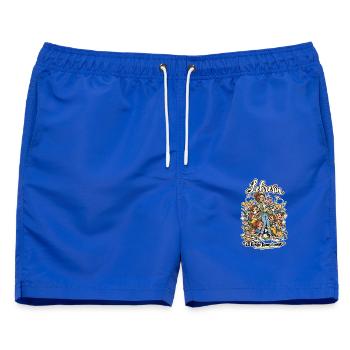 Lehrerin 28 Kinder koans is meins - Männer Badeshorts - Royalblau - Vorne - AI Model Male 178 light (178cm)