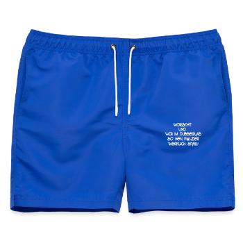 Pfälzer geburtstagsgeschenk, werklich spaß - Männer Badeshorts - Royalblau - Vorne - AI Model Male 178 light (178cm)