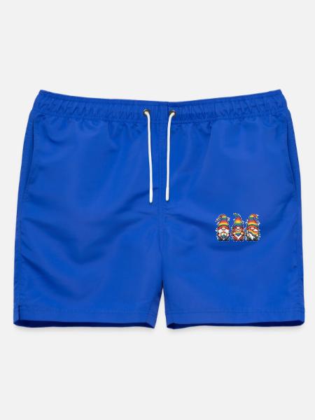 LGBT Pride Month - Liebe ist Liebe - Männer Badeshorts - Royalblau