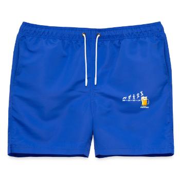 Freitag Bier Wochenende Feierabend Lustiger Spruch - Männer Badeshorts - Royalblau - Vorne - AI Model Male 178 light (178cm)