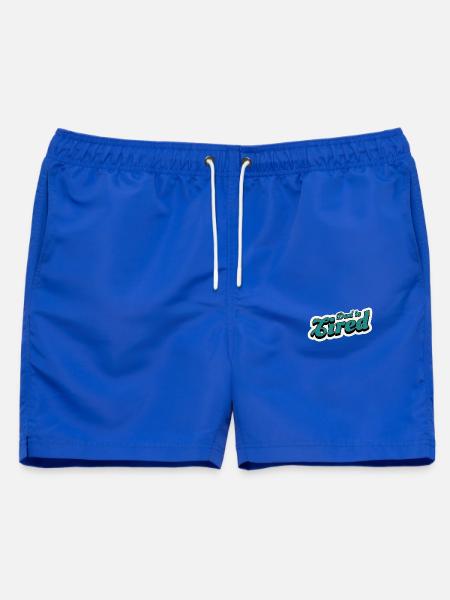 Papa ist müde Dunkeltürkis - Männer Badeshorts - Royalblau