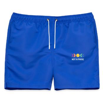 LGBT Pride Month - Keine Phase - Männer Badeshorts - Royalblau - Vorne - AI Model Male 178 light (178cm)