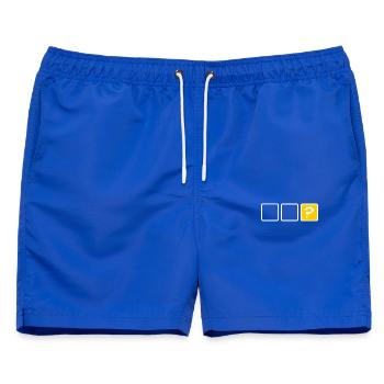 Leere Schachtel - Männer Badeshorts - Royalblau - Vorne - AI Model Male 178 light (178cm)