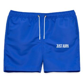 Just Aura Positive Energie Spiritualität - Männer Badeshorts - Royalblau - Vorne - AI Model Male 178 light (178cm)