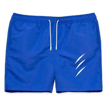 Kralle - Männer Badeshorts - Royalblau - Vorne - AI Model Male 178 light (178cm)