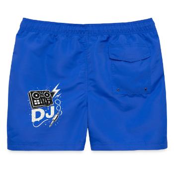 Musik DJ Controller Blitz Kabel Club Beat - Männer Badeshorts - Royalblau - Hinten - AI Model Male 178 light (178cm)