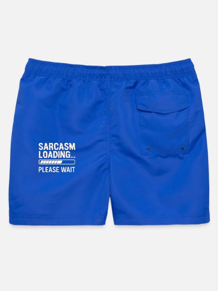 Sarkasmus - Männer Badeshorts - Royalblau