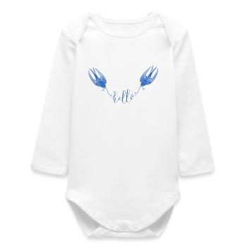Hirondelle - Baby Organic Long-Sleeved Bodysuit - white - Front