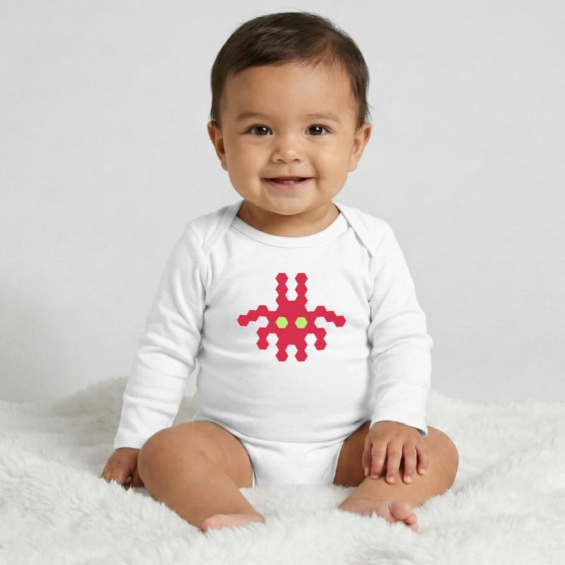 Alien Bug Baby Organic Long-Sleeved Bodysuit