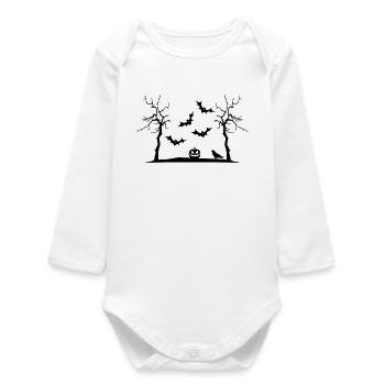 Halloween - Body bébé manches longues biologique - blanc - Devant