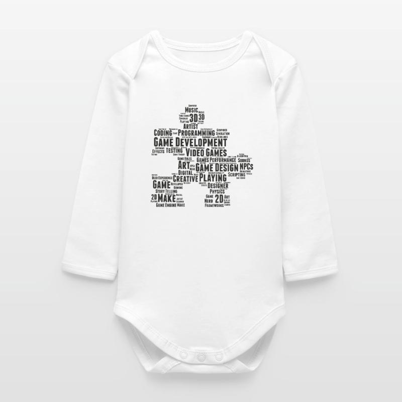 Game Dev Baby Organic Long-Sleeved Bodysuit