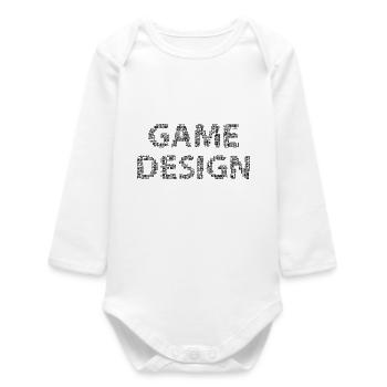 Conception du jeu - Body bébé manches longues biologique - blanc - Devant