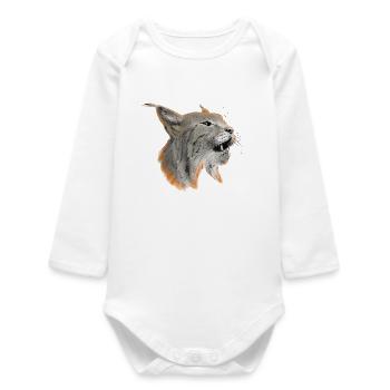 lynx - Body bébé manches longues biologique - blanc - Devant