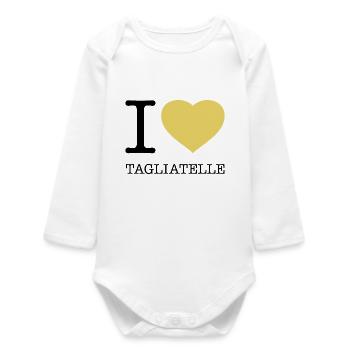 J’ADORE TAGLIATELLE Nouilles de pâtes - Body bébé manches longues biologique - blanc - Devant