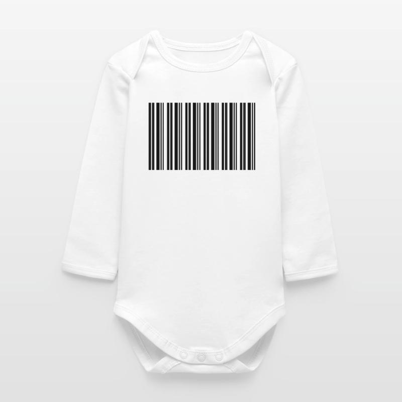 Conception de technologies informatiques pour nerds de code-barres Body bébé manches longues biologique