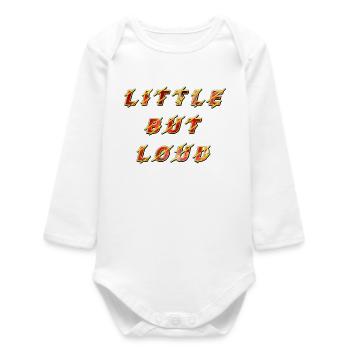 Small but noisy no-child baby screamer - Baby Organic Long-Sleeved Bodysuit - white - Front