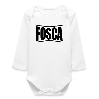 t-shirt Fosca t-shirt idée cadeau - Body bébé manches longues biologique - blanc - Devant