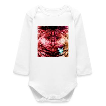 Red Forest Manala - Baby Organic Long-Sleeved Bodysuit - white - Front