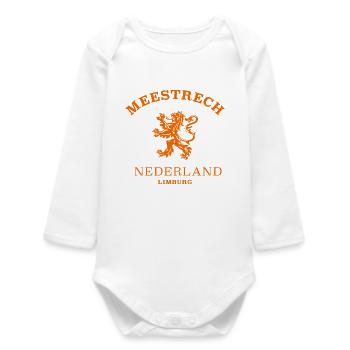 MEESTRECH Nederland Niederlande Pays-Bas - Body bébé manches longues biologique - blanc - Devant