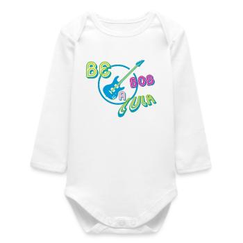 Be Bob a lula - Baby Organic Long-Sleeved Bodysuit - white - Front