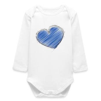 PAAR. ICH HABE GERADE GEHEIRATET. Junggesellinnenabschied. VALENTINSTAG. LIEBE. - Baby Organic Langarmbody - Weiß - Vorne