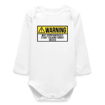 Steinbock - Baby Organic Langarmbody - Weiß - Vorne