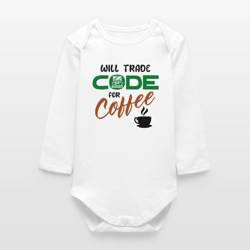 Code Statement Developer Computerfreak Informatik Baby Organic Langarmbody