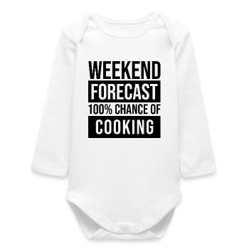 Chef - Baby Organic Long-Sleeved Bodysuit - white - Front