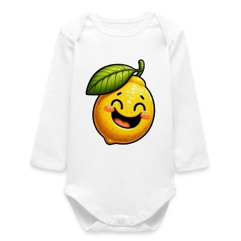 Citron Citrons - Body bébé manches longues biologique - blanc - Devant