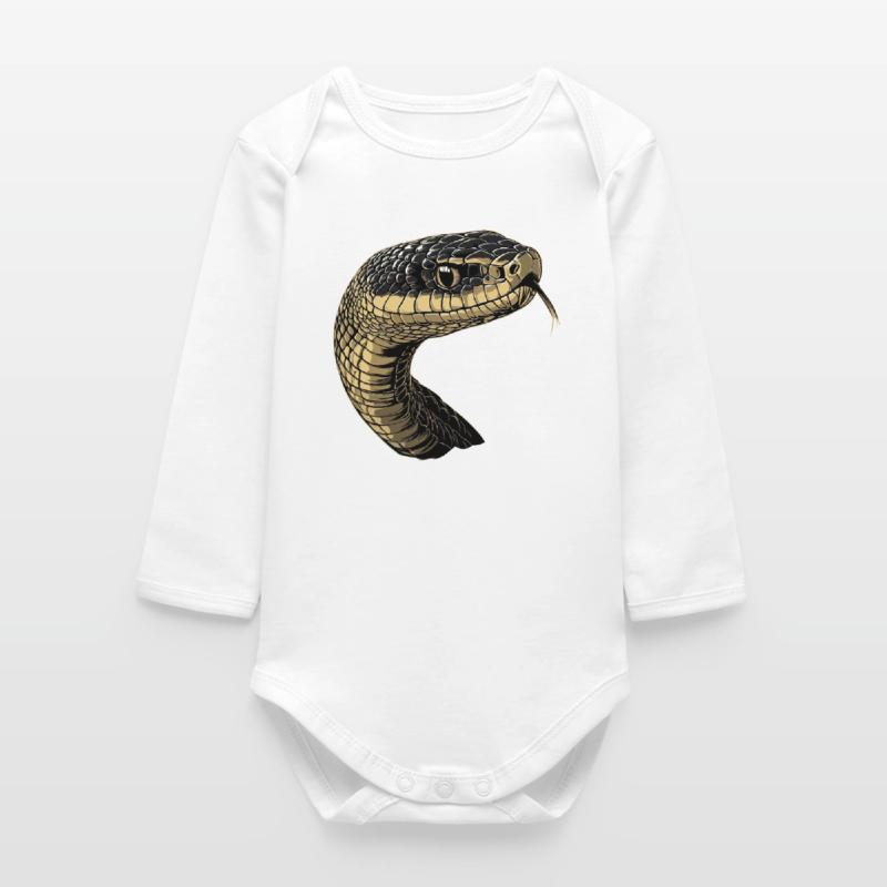 Serpent Python Cobra Mamba Serpent à sonnettes Serpent Body bébé manches longues biologique