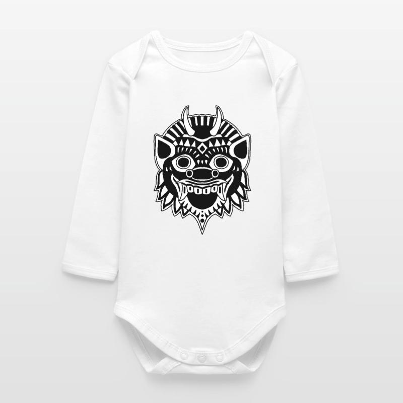 Drache oder Dämon? Baby Organic Langarmbody