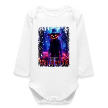 Halloween!! - Body bébé manches longues biologique - blanc - Devant