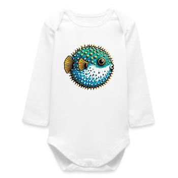 Blowfish - Body bébé manches longues biologique - blanc - Devant