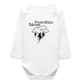 Premeditatio Malorum - Baby Organic Long-Sleeved Bodysuit - white - Front