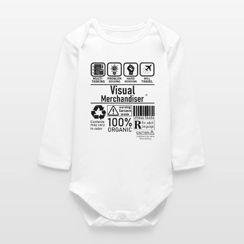 Visual Merchandiser multi tasking problem solving Baby Organic Long-Sleeved Bodysuit