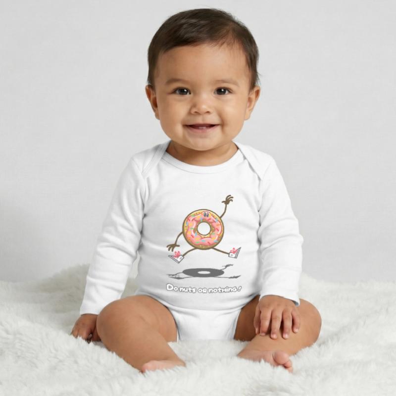 Verrückt machen oder nichts ! Baby Organic Langarmbody