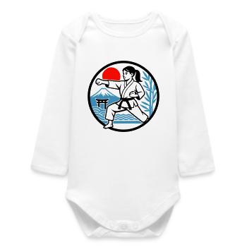 KIarate Nature - Baby Organic Long-Sleeved Bodysuit - white - Front