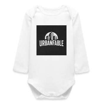 UrbanFable Métropole - Baby Organic Long-Sleeved Bodysuit - white - Front