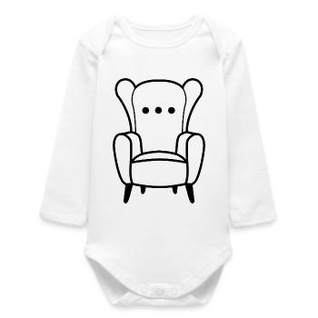 Bergère - Body bébé manches longues biologique - blanc - Devant