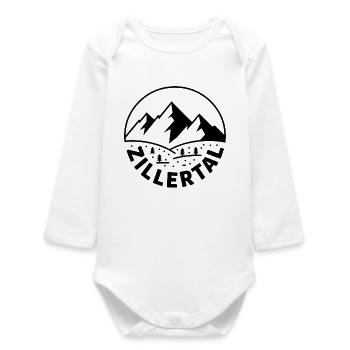 Zillertal - Souvenir Design - Body bébé manches longues biologique - blanc - Devant